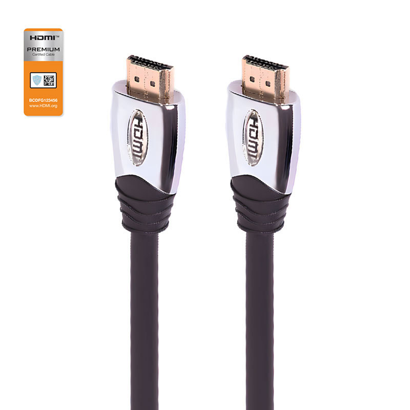 Premium Certified HDMI 2.0 Cable with ABS Connector- High-Speed 4K@60Hz, HDR, ARC Support, Durable & Reliable for Home Theater, Gaming, and Professional AV Setups