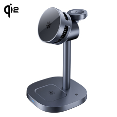 New arrival-Qi2 Certified 15W Magnetic 3-in-1 Wireless Charger with TEC Cooling – Fast MagSafe Charging for iPhone, Apple Watch & AirPods