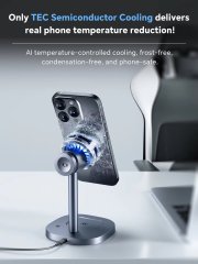 New arrival-Qi2 Certified 15W Magnetic 3-in-1 Wireless Charger with TEC Cooling – Fast MagSafe Charging for iPhone, Apple Watch & AirPods
