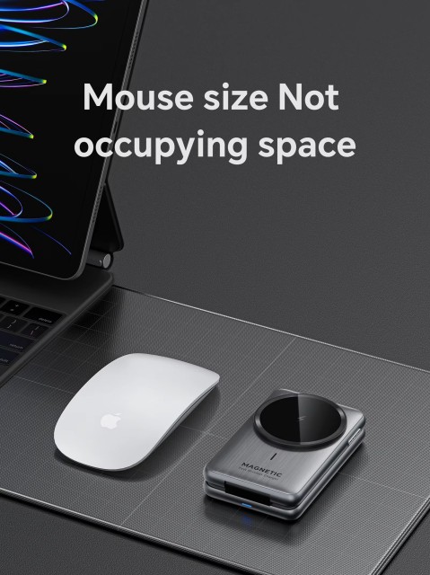 Qi2 Certified 15W Foldable Magnetic 3-in-1 Wireless Charger – Compact Charging Dock for iPhone, Apple Watch & AirPods