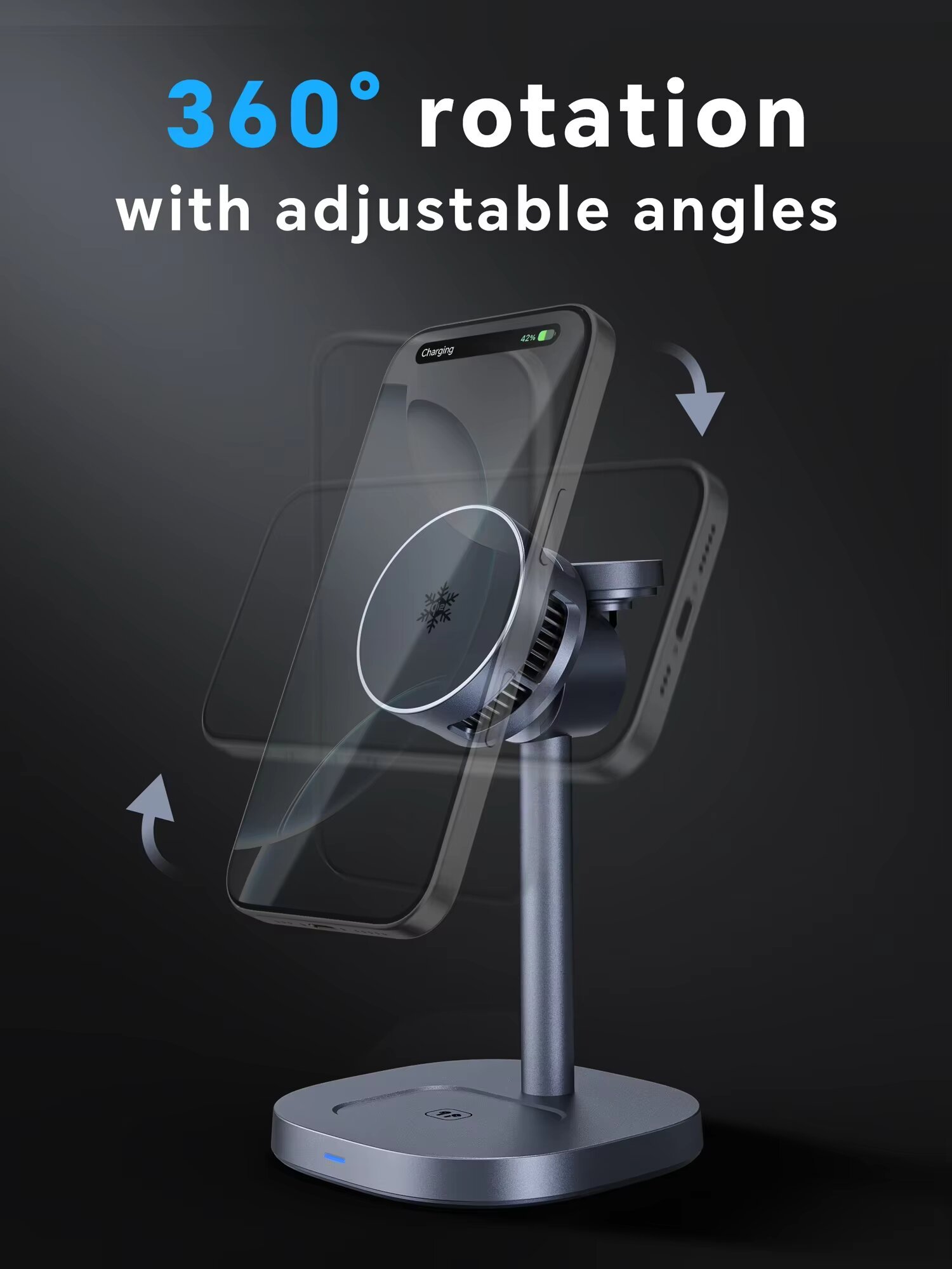 New arrival-Qi2 Certified 15W Magnetic 3-in-1 Wireless Charger with TEC Cooling – Fast MagSafe Charging for iPhone, Apple Watch & AirPods
