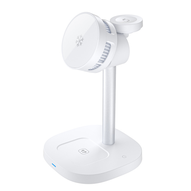 New arrival-Qi2 Certified 15W Magnetic 3-in-1 Wireless Charger with TEC Cooling – Fast MagSafe Charging for iPhone, Apple Watch & AirPods