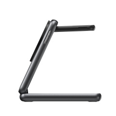 Qi2 Certified 15W Foldable Magnetic 3-in-1 Wireless Charger – Compact Charging Dock for iPhone, Apple Watch & AirPods