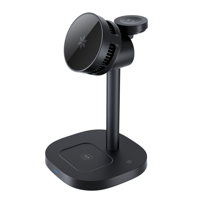 New arrival-Qi2 Certified 15W Magnetic 3-in-1 Wireless Charger with TEC Cooling – Fast MagSafe Charging for iPhone, Apple Watch & AirPods