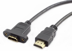 High-Speed HDMI Male to HDMI Female Extension Cable | 4K HDR, Gold-Plated Connectors, Compatible with Xbox PS5 PS4 Roku TV Stick Blu Ray Player HDTV Laptop PC