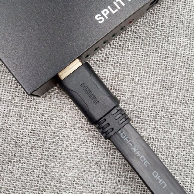 Flat HDMI 2.0 Cable with Molding Connector - High-Speed 4K@60Hz, HDR, ARC Support, Durable & Reliable for Home Theater, Gaming, and Professional AV Setups