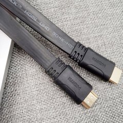 Flat HDMI 2.0 Cable with Molding Connector - High-Speed 4K@60Hz, HDR, ARC Support, Durable & Reliable for Home Theater, Gaming, and Professional AV Setups