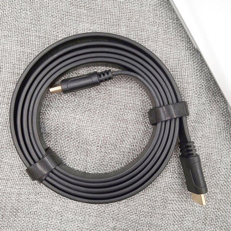 Flat HDMI 2.0 Cable with Molding Connector - High-Speed 4K@60Hz, HDR, ARC Support, Durable & Reliable for Home Theater, Gaming, and Professional AV Setups
