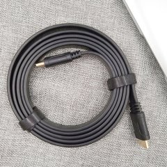 Flat HDMI 2.0 Cable with Molding Connector - High-Speed 4K@60Hz, HDR, ARC Support, Durable & Reliable for Home Theater, Gaming, and Professional AV Setups