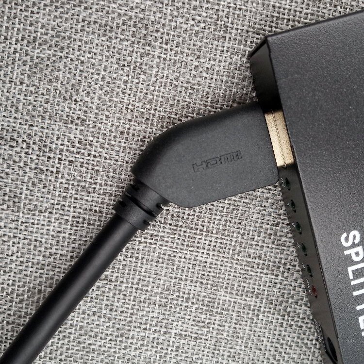 HDMI 2.0 Cable with 45-Degree Angled Molding Connector - High-Speed 4K@60Hz, HDR, ARC Support, Durable & Reliable for Home Theater, Gaming, and Professional AV Setups