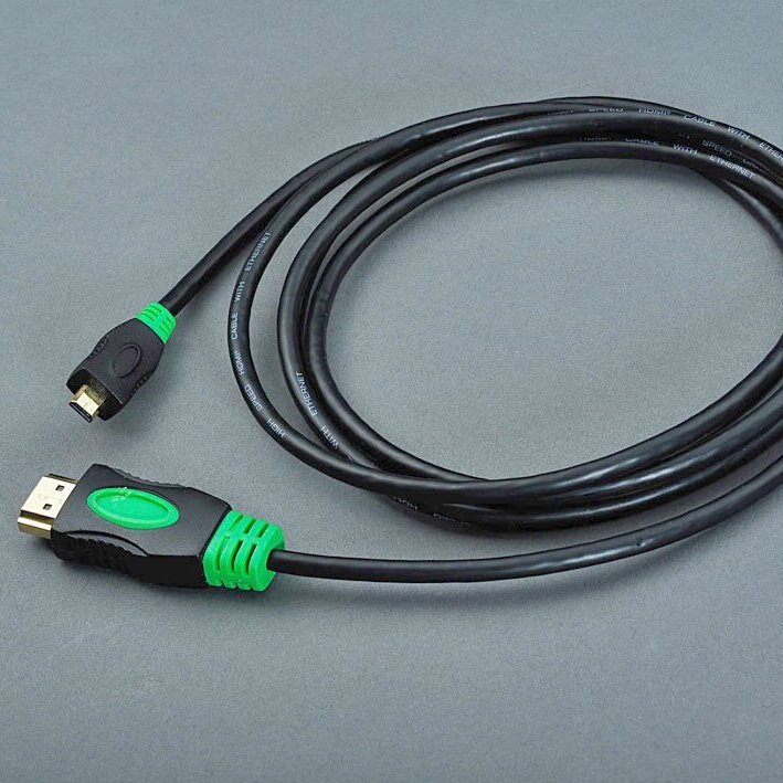 HDMI 2.0 Cable, HDMI to Micro HDMI with Double Molding connector- Ultra HD 4K@60Hz, 18Gbps Bandwidth, Slim Design (OD4.8mm) for Cameras, Laptops, and Portable Devices