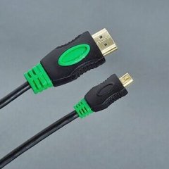 HDMI 2.0 Cable, HDMI to Micro HDMI with Double Molding connector- Ultra HD 4K@60Hz, 18Gbps Bandwidth, Slim Design (OD4.8mm) for Cameras, Laptops, and Portable Devices