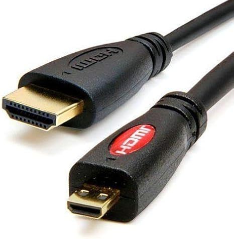 HDMI 2.0 Cable, HDMI to Micro HDMI with Molding connector- Ultra HD 4K@60Hz, 18Gbps Bandwidth, Slim Design (OD4.8mm) for Cameras, Laptops, and Portable Devices