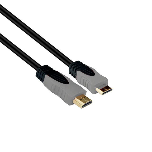 HDMI 2.0 Cable, HDMI to Mini HDMI with Double Molding connector - Ultra HD 4K@60Hz, 18Gbps Bandwidth, Slim Design (OD4.8mm) for Cameras, Laptops, and Portable Devices