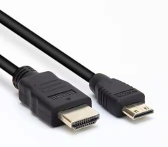 HDMI 2.0 Cable, HDMI to Mini HDMI with Molding connector - Ultra HD 4K@60Hz, 18Gbps Bandwidth, Slim Design (OD4.8mm) for Cameras, Laptops, and Portable Devices