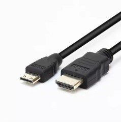 HDMI 2.0 Cable, HDMI to Mini HDMI with Molding connector - Ultra HD 4K@60Hz, 18Gbps Bandwidth, Slim Design (OD4.8mm) for Cameras, Laptops, and Portable Devices