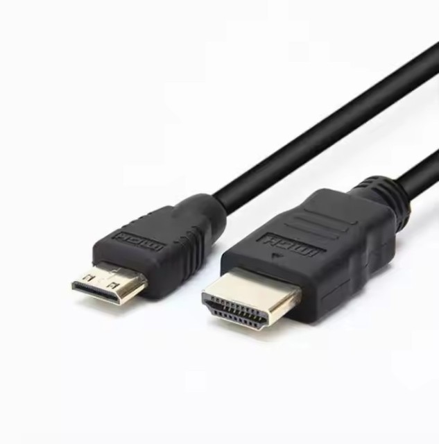 HDMI 2.0 Cable, HDMI to Mini HDMI with Molding connector - Ultra HD 4K@60Hz, 18Gbps Bandwidth, Slim Design (OD4.8mm) for Cameras, Laptops, and Portable Devices