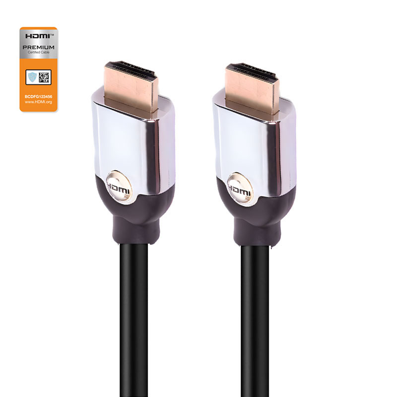 Premium Certified HDMI 2.0 Cable with ABS Connector- High-Speed 4K@60Hz, HDR, ARC Support, Durable & Reliable for Home Theater, Gaming, and Professional AV Setups