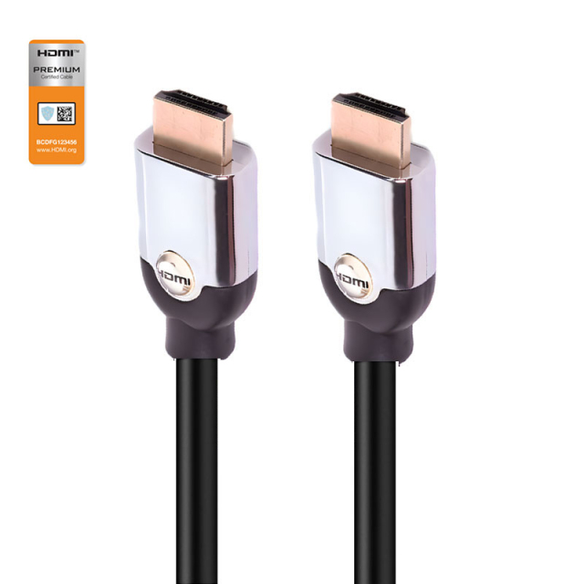 Premium Certified HDMI 2.0 Cable with ABS Connector- High-Speed 4K@60Hz, HDR, ARC Support, Durable & Reliable for Home Theater, Gaming, and Professional AV Setups