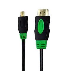 HDMI 2.0 Cable, HDMI to Micro HDMI with Double Molding connector- Ultra HD 4K@60Hz, 18Gbps Bandwidth, Slim Design (OD4.8mm) for Cameras, Laptops, and Portable Devices