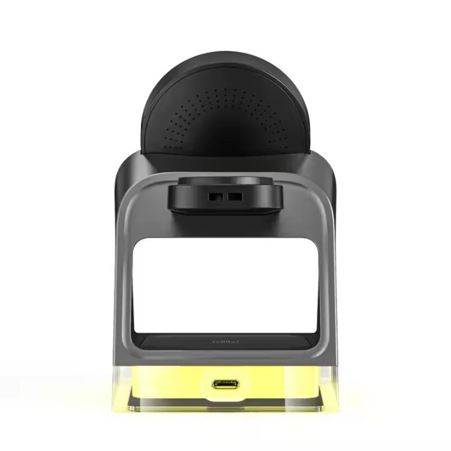 15W Magnetic 3-in-1 Wireless Charger with Night Light – Fast Charging Dock for iPhone, Android, Watch & airpods