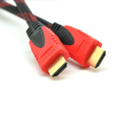 HDMI 1.4V 1080P Cable , 14+1 Economic wire,CCS , Dual-Color Molded Plug & Nylon Braided Jacket