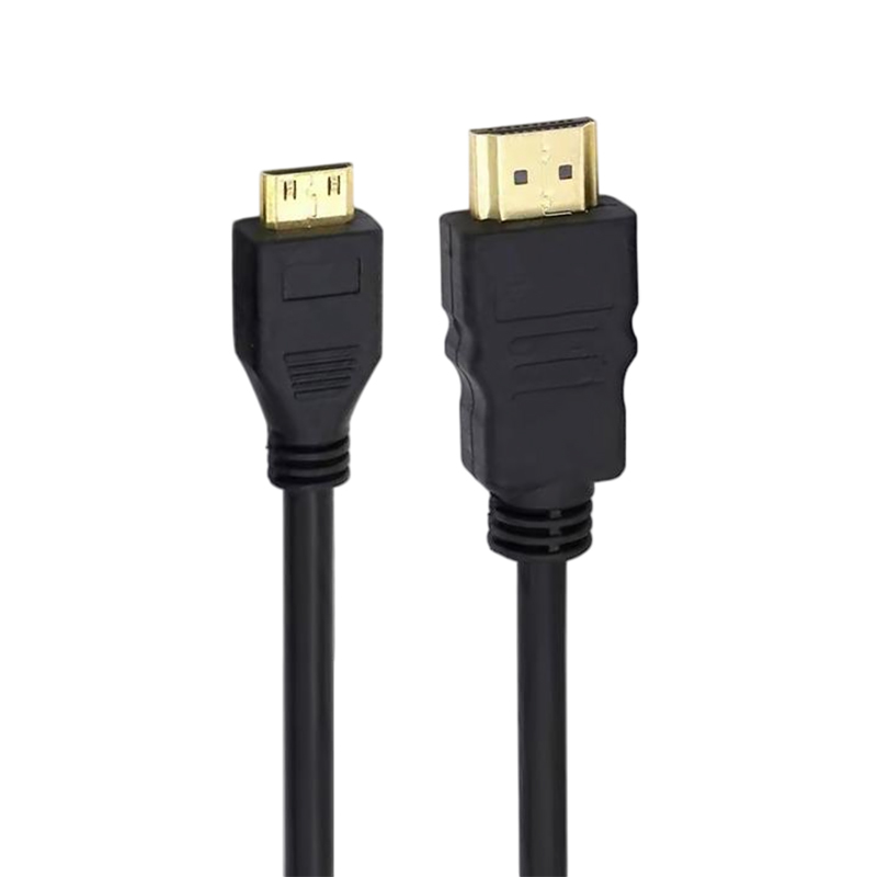 Mini hdmi cable.HDMI1.4V,14+1,CCS conductor.1080P