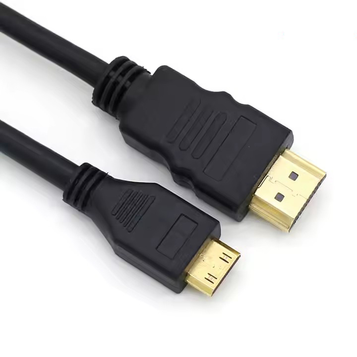 Mini hdmi cable.HDMI1.4V,14+1,CCS conductor.1080P