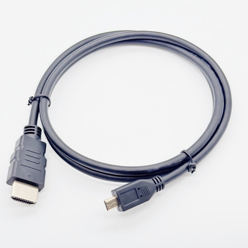 Micro hdmi cable.HDMI1.4V,14+1,CCS Conductor,1080P