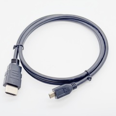 Micro hdmi cable.HDMI1.4V,14+1,CCS Conductor,1080P