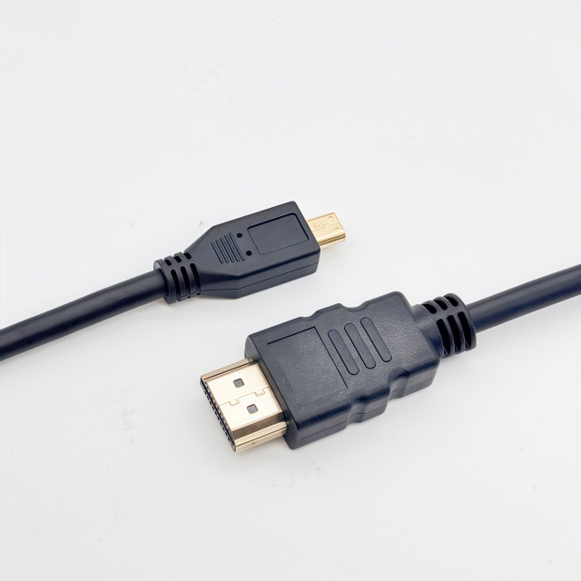 Micro hdmi cable.HDMI1.4V,14+1,CCS Conductor,1080P