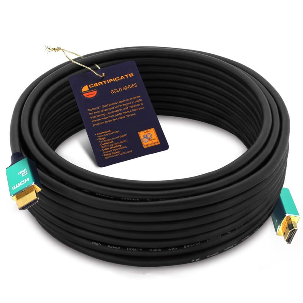 Active HDMI 2.0 Cable with Aluminum Shell ,for 10m-15m Transmission,Ultra HD 4K@60Hz 4:4:4, -  Chip-Enhanced Signal for Home Theater, Gaming, and Professional AV Systems