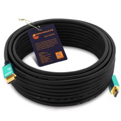 Active HDMI 2.0 Cable with Aluminum Shell ,for 10m-15m Transmission,Ultra HD 4K@60Hz 4:4:4, -  Chip-Enhanced Signal for Home Theater, Gaming, and Professional AV Systems
