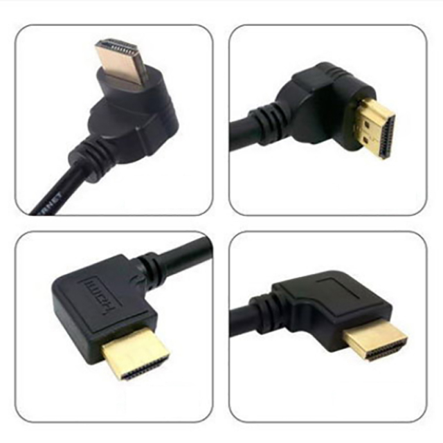 Angled HDMI1.4v cable ,14+1 ,CCS ,1080P