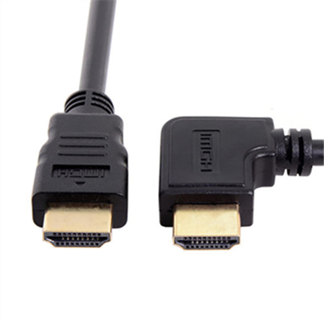 Angled HDMI1.4v cable ,14+1 ,CCS ,1080P