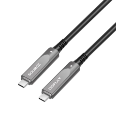 Fiber Optic USB3.2 Cable - Long-Distance 5m-15m High-Speed Data Transfer up to 10Gbps, PD 60W, 4K@60Hz Video, Fiber Optic Wire, Built-in Double E-Marker Chip