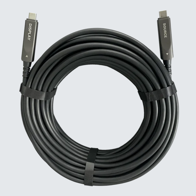 Fiber Optic USB3.2 Cable - Long-Distance 5m-15m High-Speed Data Transfer up to 10Gbps, PD 60W, 4K@60Hz Video, Fiber Optic Wire, Built-in Double E-Marker Chip