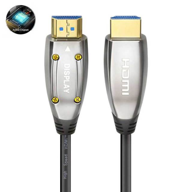Premium Fiber Optic HDMI 2.1 Cable (AOC) for 10m-100m Long-Distance Performance, 8K@60Hz, 4K@120Hz, Ultra High-Speed for Gaming & Home Theater