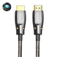 Premium Fiber Optic HDMI 2.1 Cable (AOC) – HDMI A to A,Armored Cable construction, 8K@60Hz, 4K@120Hz,