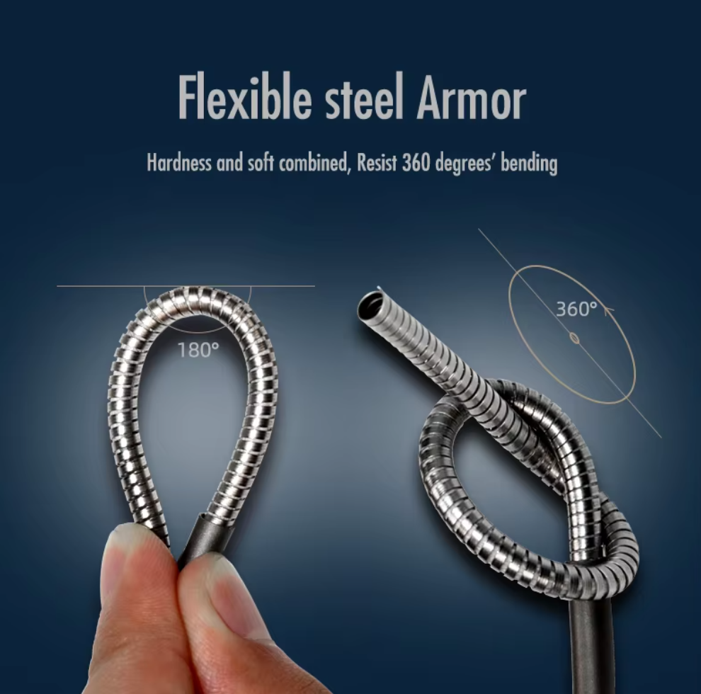 Premium Fiber Optic HDMI 2.0Cable (AOC) – HDMI A to A,Armored Cable construction,  4K@60Hz,
