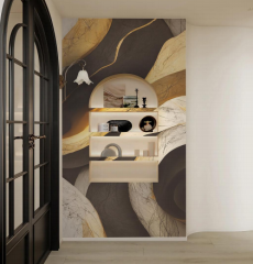 PVC marble sheet UV marble sheet-DY2440,DOMOPLANK| WPC Panel | Acoustic Wood Panel | UV Marble Panel | Flexible Stone｜SPC Wall Panels
