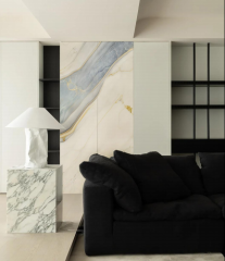 PVC Marble sheet UV Marble sheet-DY2437,DOMOPLANK| WPC Panel | Acoustic Wood Panel | UV Marble Panel | Flexible Stone｜SPC Wall Panels