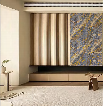 PVC Marble sheet UV marble sheet-LJ24827T,DOMOPLANK| WPC Panel | Acoustic Wood Panel | UV Marble Panel | Flexible Stone｜SPC Wall Panels
