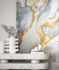 PVC marble sheet UV marble sheet-DY2435,DOMOPLANK| WPC Panel | Acoustic Wood Panel | UV Marble Panel | Flexible Stone｜SPC Wall Panels