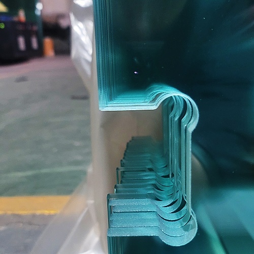 10 mm klares gehärtetes Glas