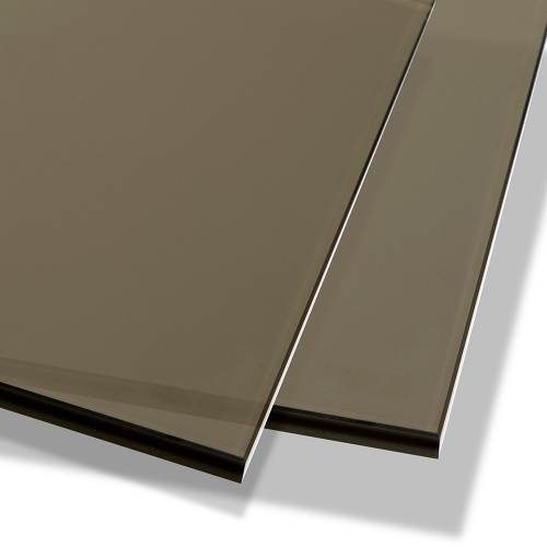 Bronze & Brown Tempered Glass