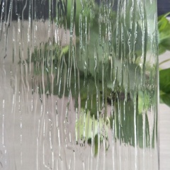 Regengeschütztes Glas