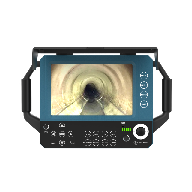 Compact-sized Portable Full HD Pipe Inspection Camera System with 13.5mm Curve-King Small Camera
