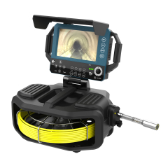 Compact-sized Portable Full HD Pipe Inspection Camera System with 13.5mm Curve-King Small Camera
