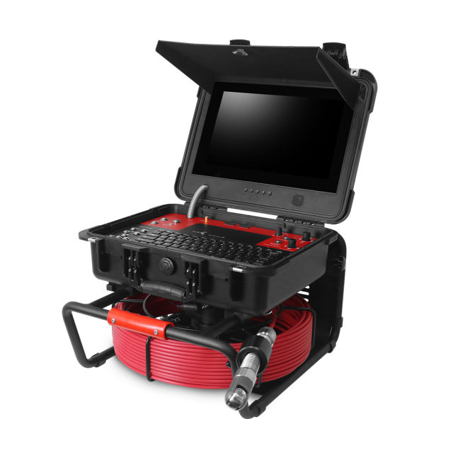 Full HD Pan & Tilt Rotation Integrated Pipe Sewer Inspection Camera System